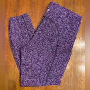 Athleta Ultimate Stash Pocket Textured 7/8 Tight Large